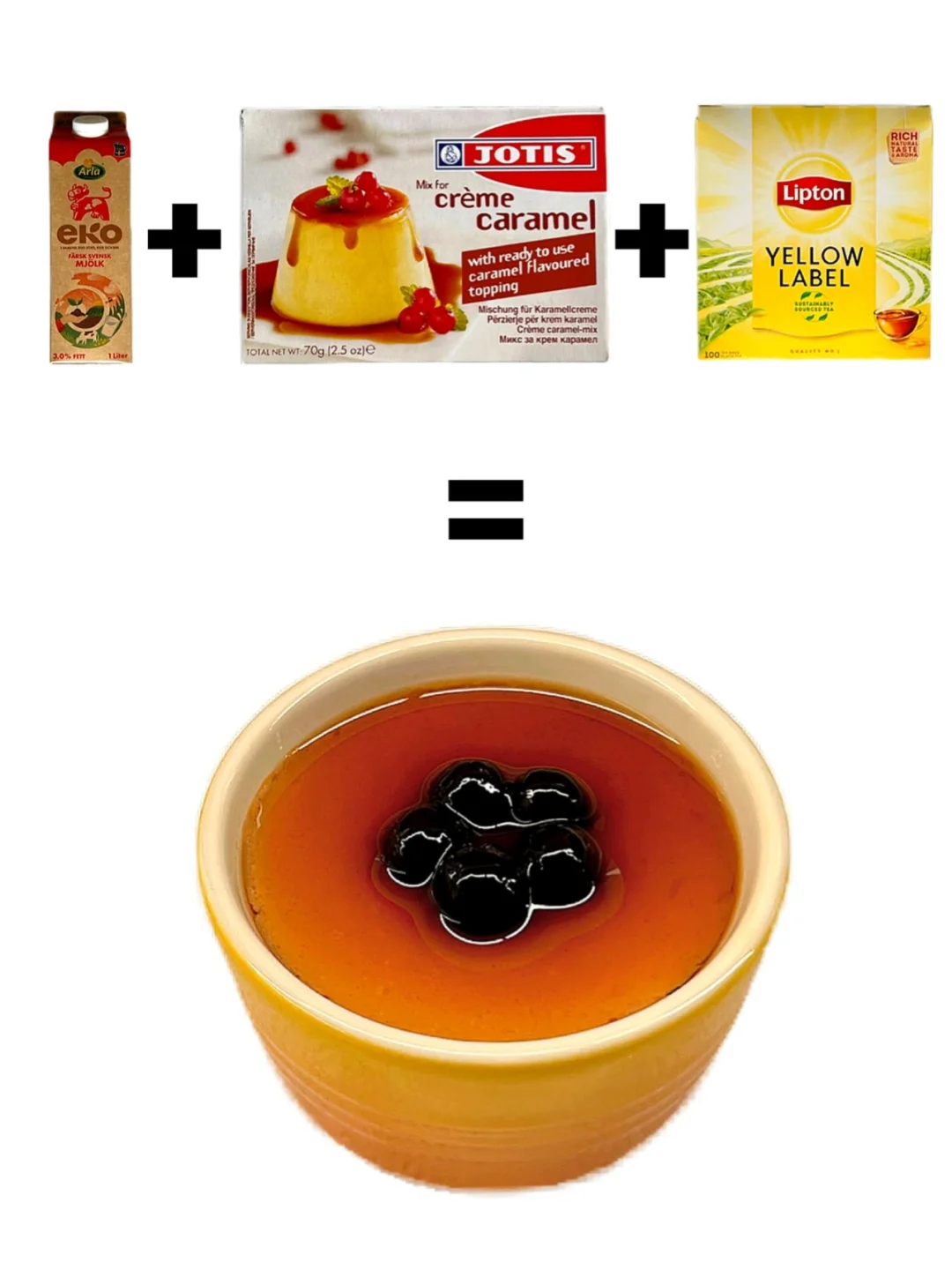 一只杯子 三分钟 搞定奶茶布丁