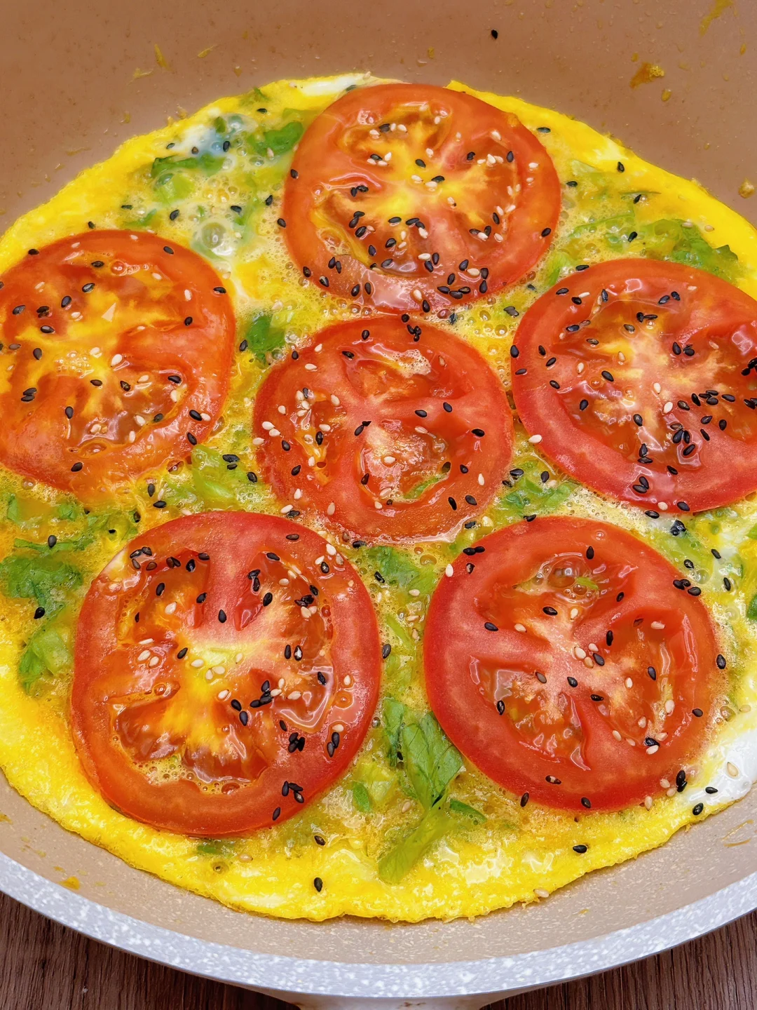 这个鸡蛋饼也太好吃了，一整块才100多大卡🤣