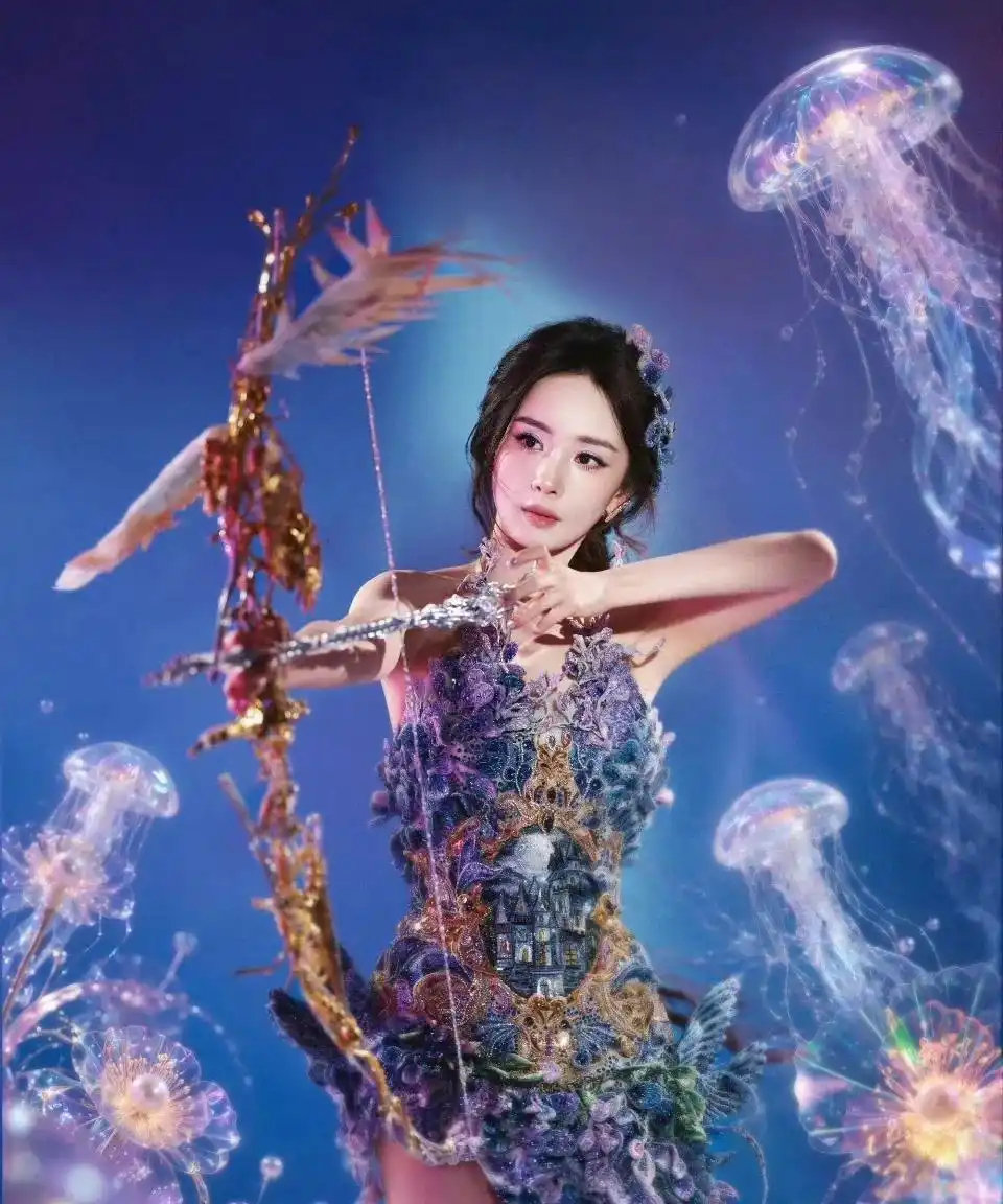 王者共创之夜名场面拉满：杨幂射箭开场封神，林俊杰压轴连唱，周深高音燃炸全场 ​