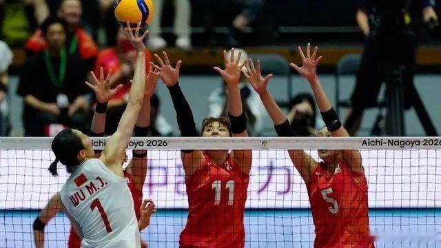 中国女排3-0完胜日本队，夺得金牌！成功卫冕亚运会“十冠王” ​