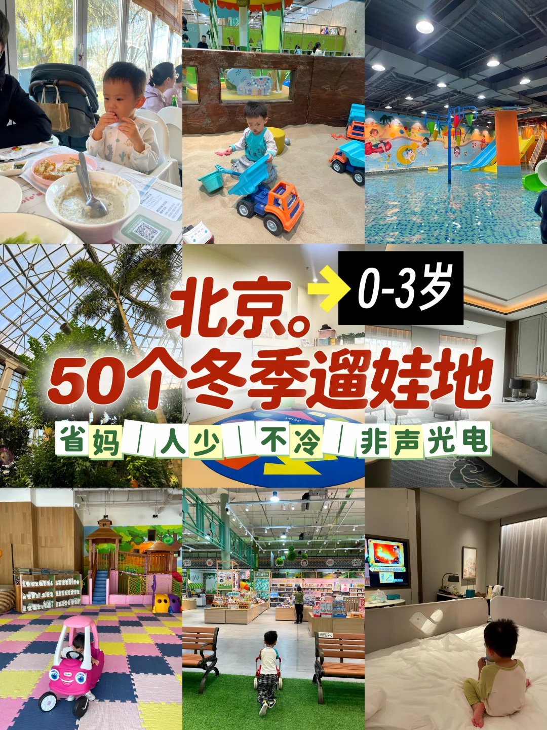 实践整理❗️50个小月龄冬季遛娃地✅舒适版