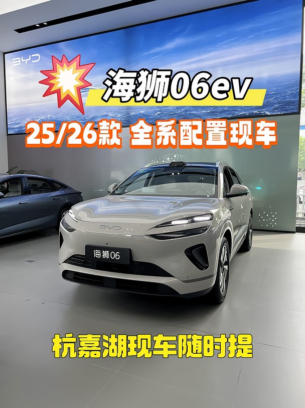 ✅杭州海狮06EV现车充足｜带天神之眼B现货！