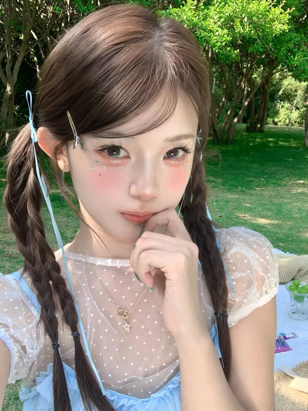 ✧˖° 清冷碎钻妆⋆꙳⋆ 闪到犯规