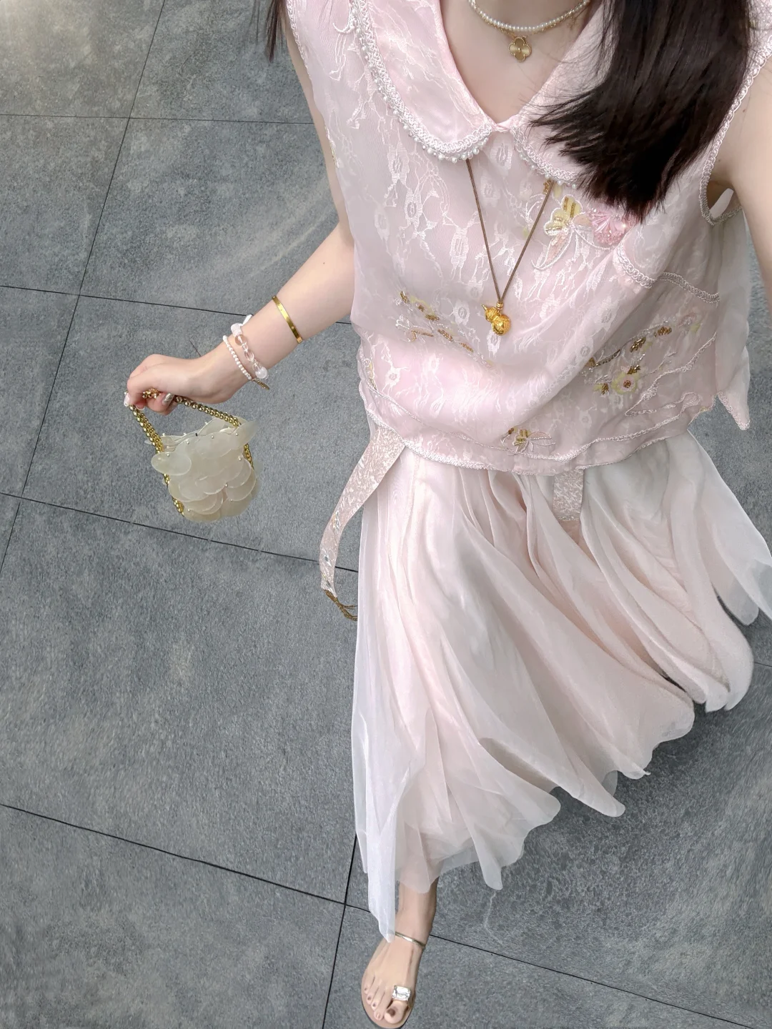 周末约会穿新中式🎀这条裙子也太仙了叭～
