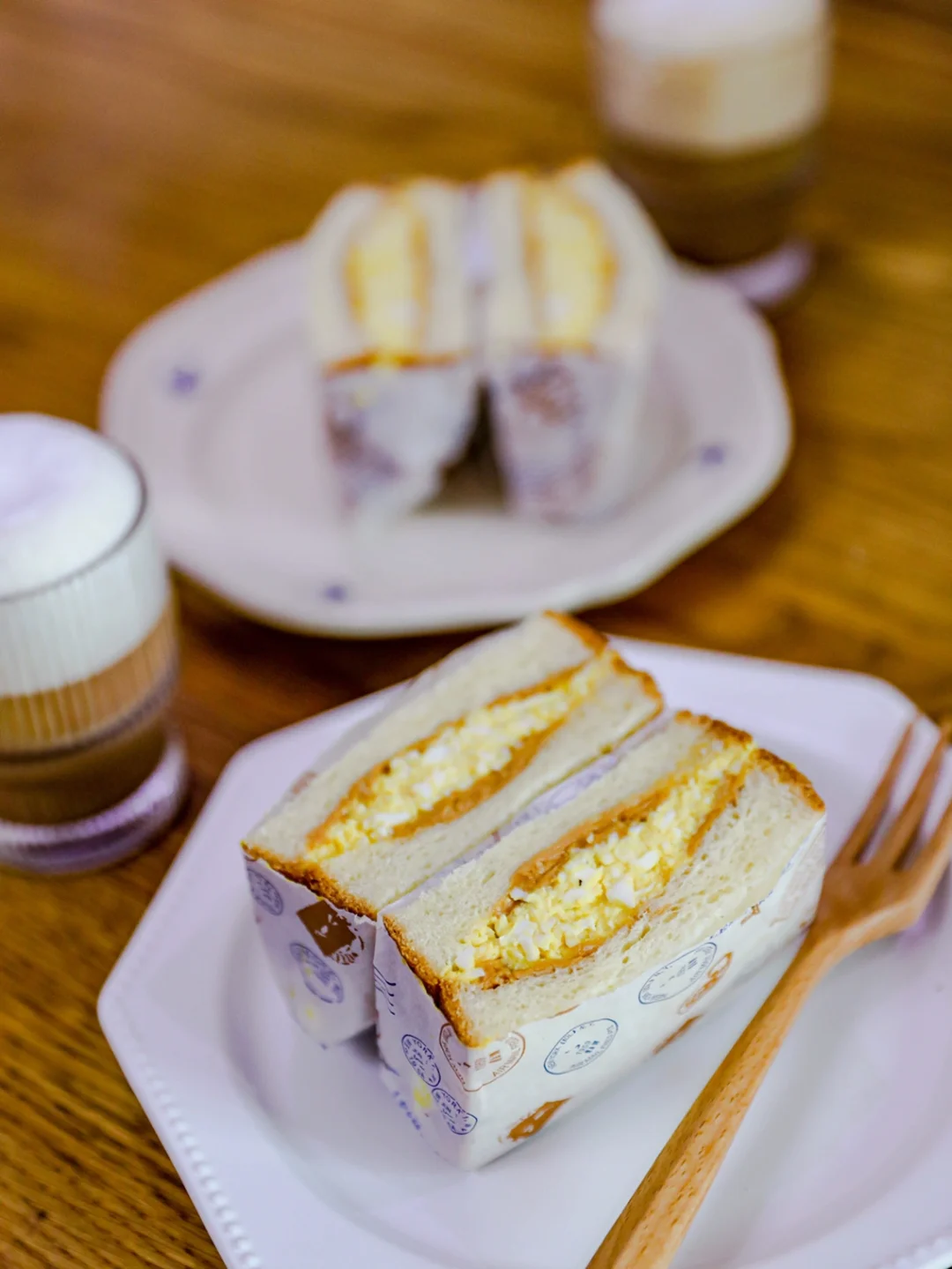 跟着EMMA吃早餐｜鸡蛋沙拉三明治