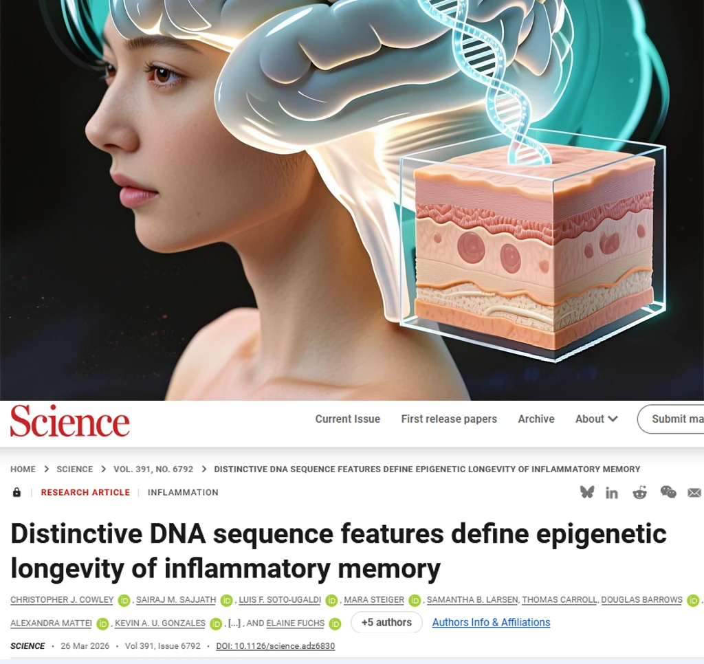 Science重磅-皮肤也有记忆力且会刻到基因上