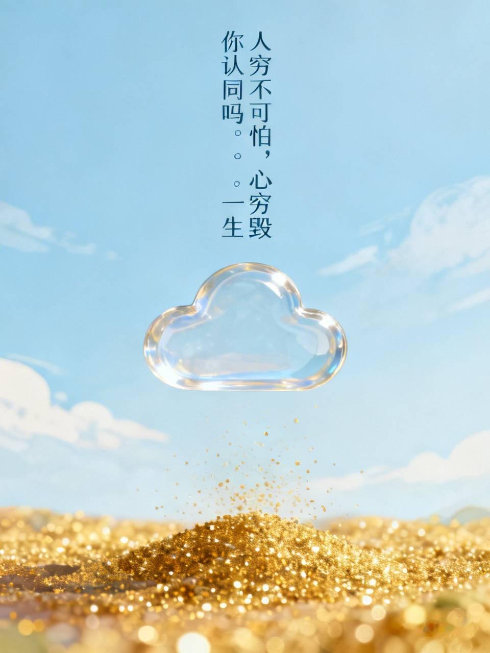 物质上的穷困，往往是阶段