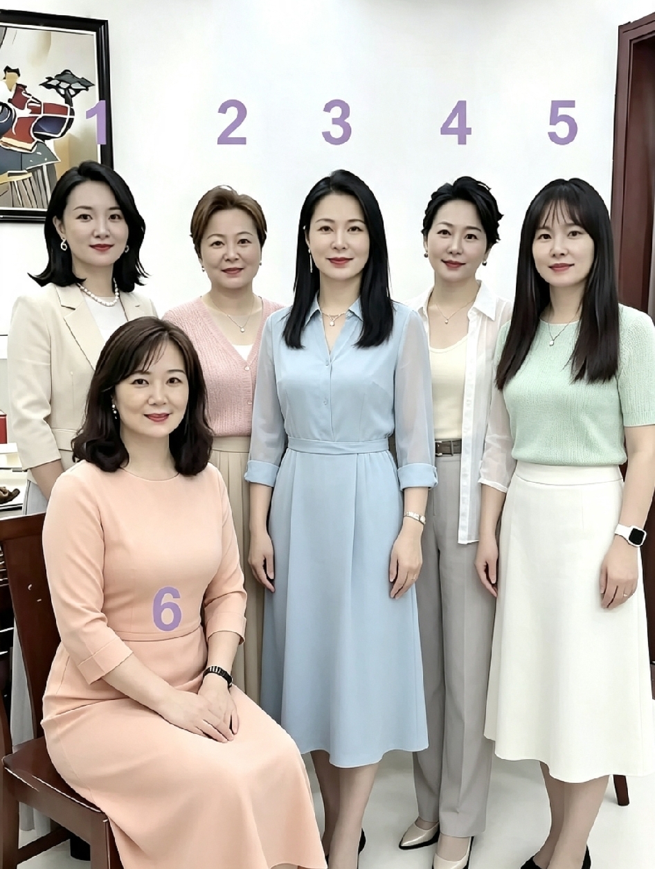 不许说谎，要是你六十岁了，要在这六位女士里面，选一个最喜欢的当老婆，你...