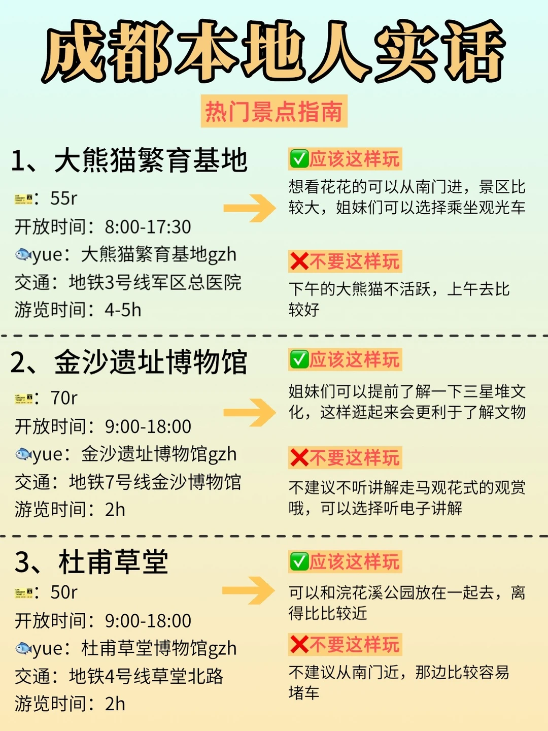 3-5🈷️去成都‼️听听成都人的大实话…