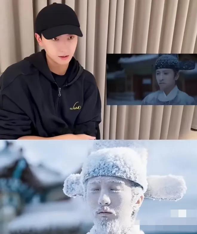 你可以说牛骏峰不帅，
也可以说他演技一般，
唯独有一点，实在喷不了，那就是他是一个非常敬业的人！

看了《兰香如故》就知道了牛骏峰到底有多敬业了。

为了拍韩梁被冻死那场戏，是在横店最热的时候拍的，拍这场戏时他就这么一动不动在酷暑中站了4-5个小时，还糊了一身雪。

光是想象这个画面，就挺难拍的，而