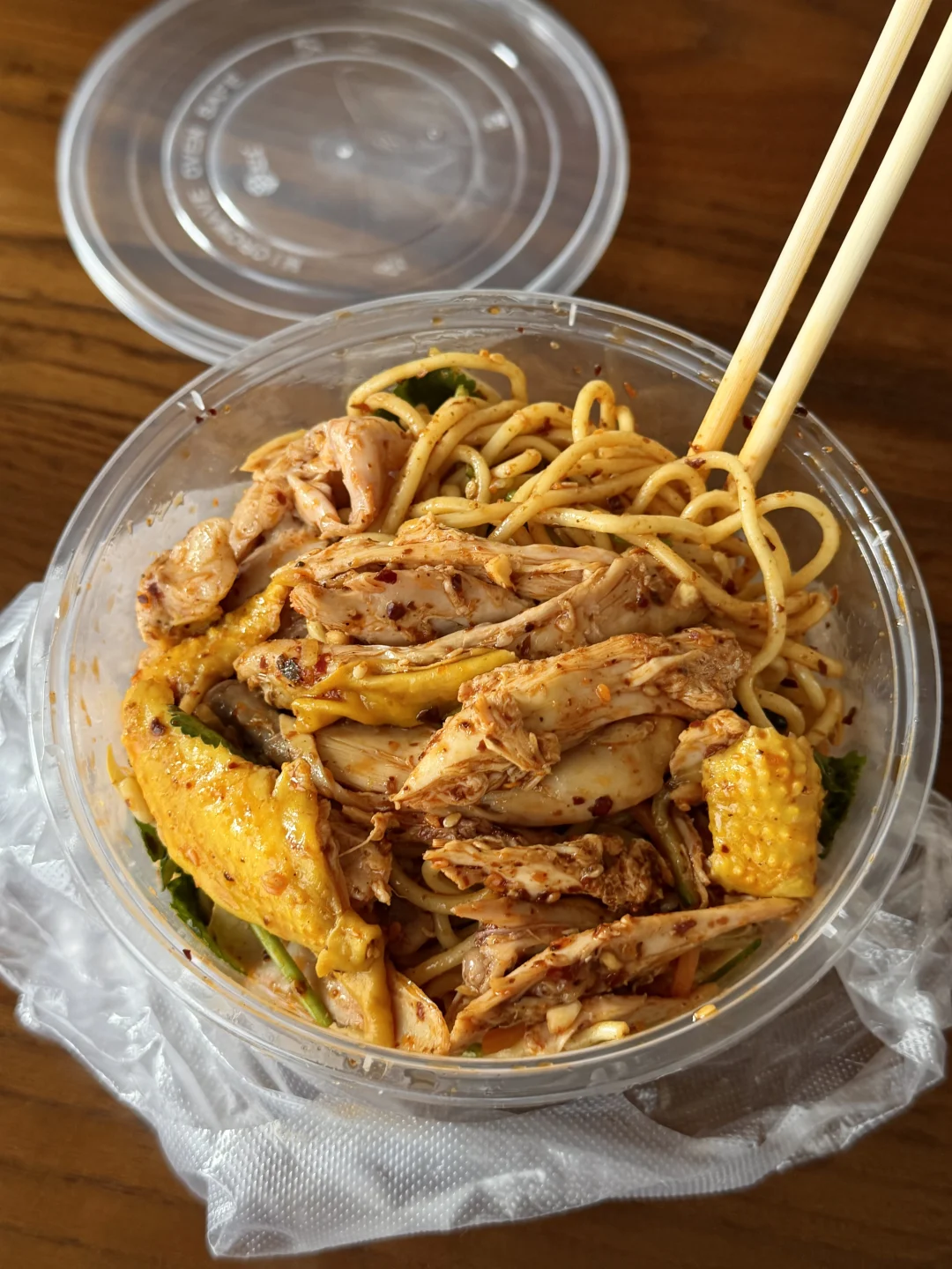 长沙月湖公园最好吃的手撕鸡！！！！鸡王本王