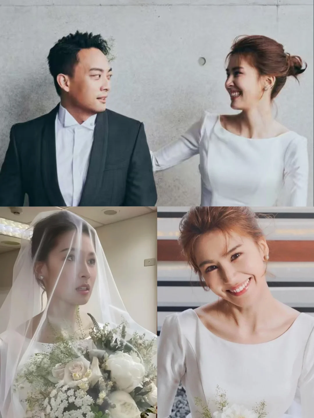 omg❗原来曾沛慈穿婚纱这么漂亮啊