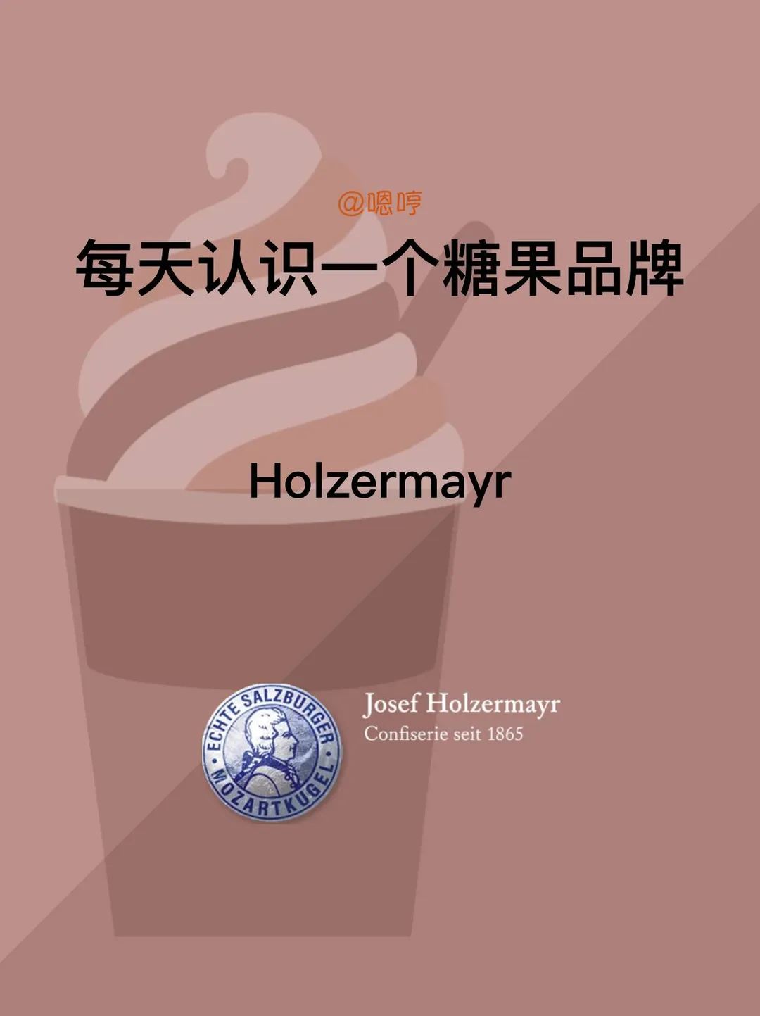 每天认识一个糖果品牌|Holzermayr