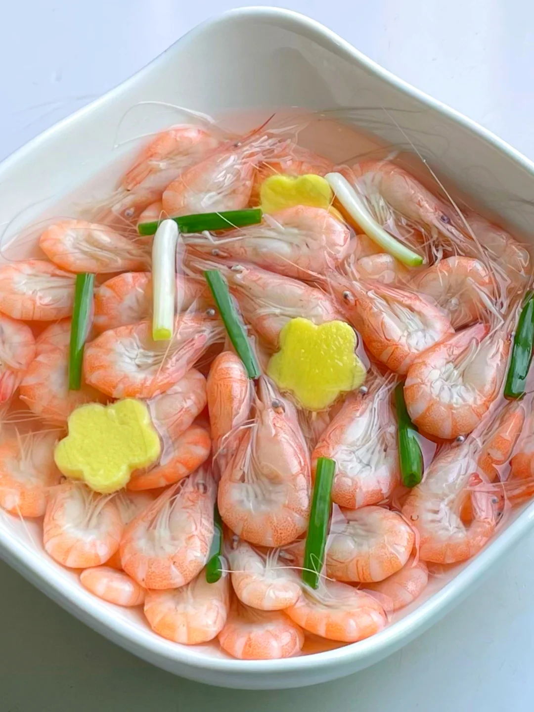 🦐春日鲜掉眉毛的盐水小白虾，5分钟搞定！