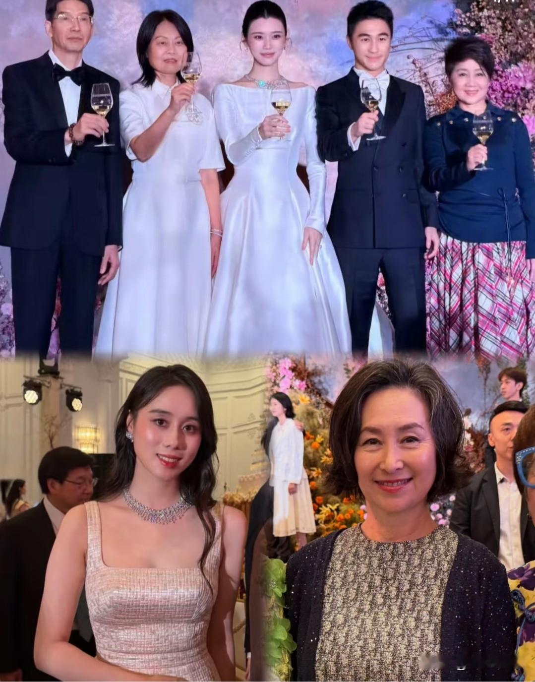 这就是豪门的排面吧！昨晚何猷君奚梦瑶在澳门举办婚礼答谢宴，现场可谓星光熠熠，堪比娱乐圈小型颁奖典礼了，不仅黄晓明、陈乔恩、古巨基、袁弘夫妇都去了，还看到了汪明荃、何超琼、甘比、方媛的身影。

除了娱乐圈众多明星捧场，也有不少商界名流应邀出席，这就是豪门的排面吧。

更重要的是，这场答谢宴不仅仅有排面