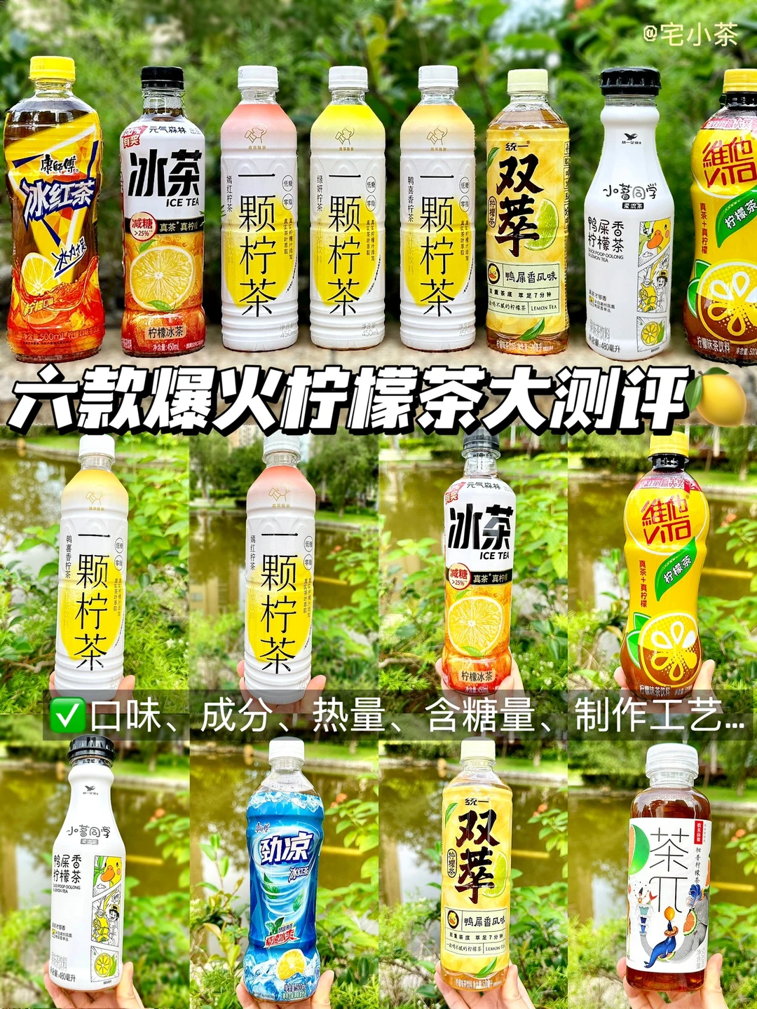 柠檬茶哪家强？六款爆火柠檬茶大测评！