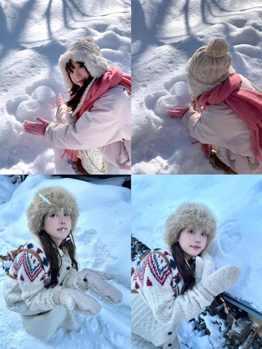 存点下雪天拍照姿势！ ​