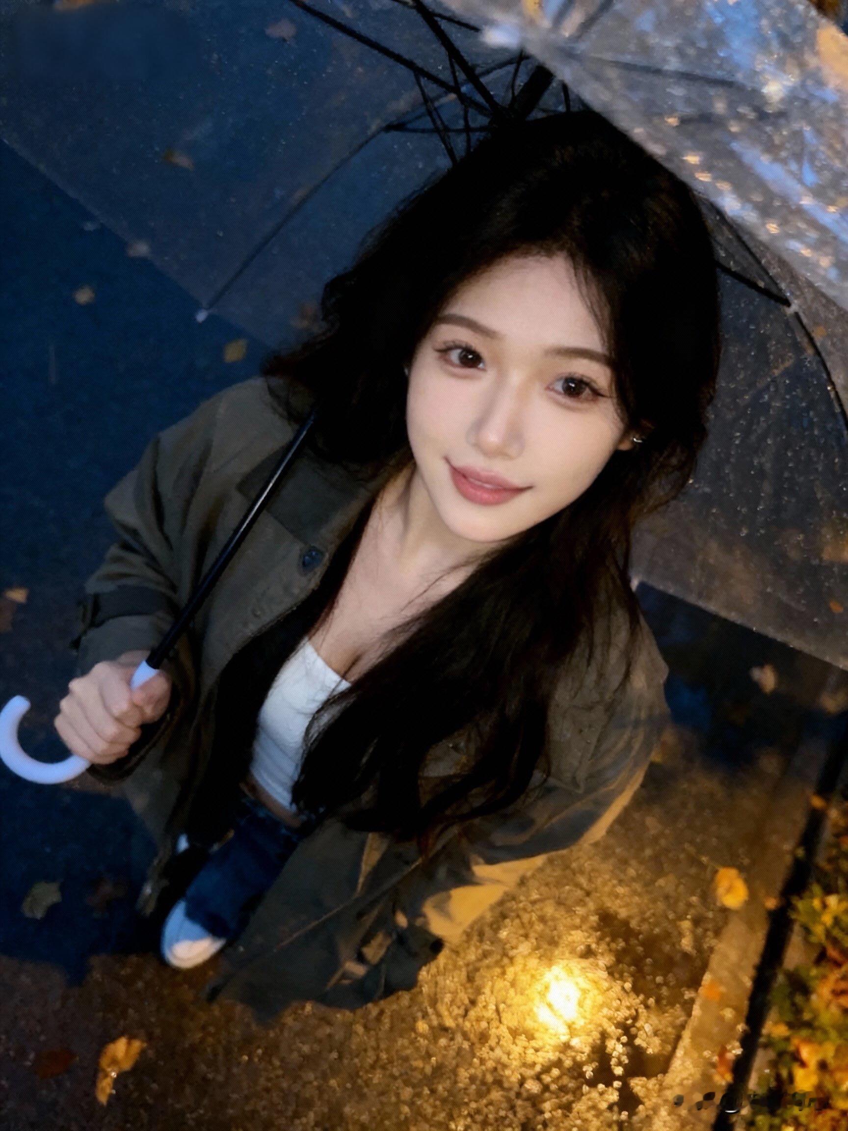 秋雨，夜晚，光影！