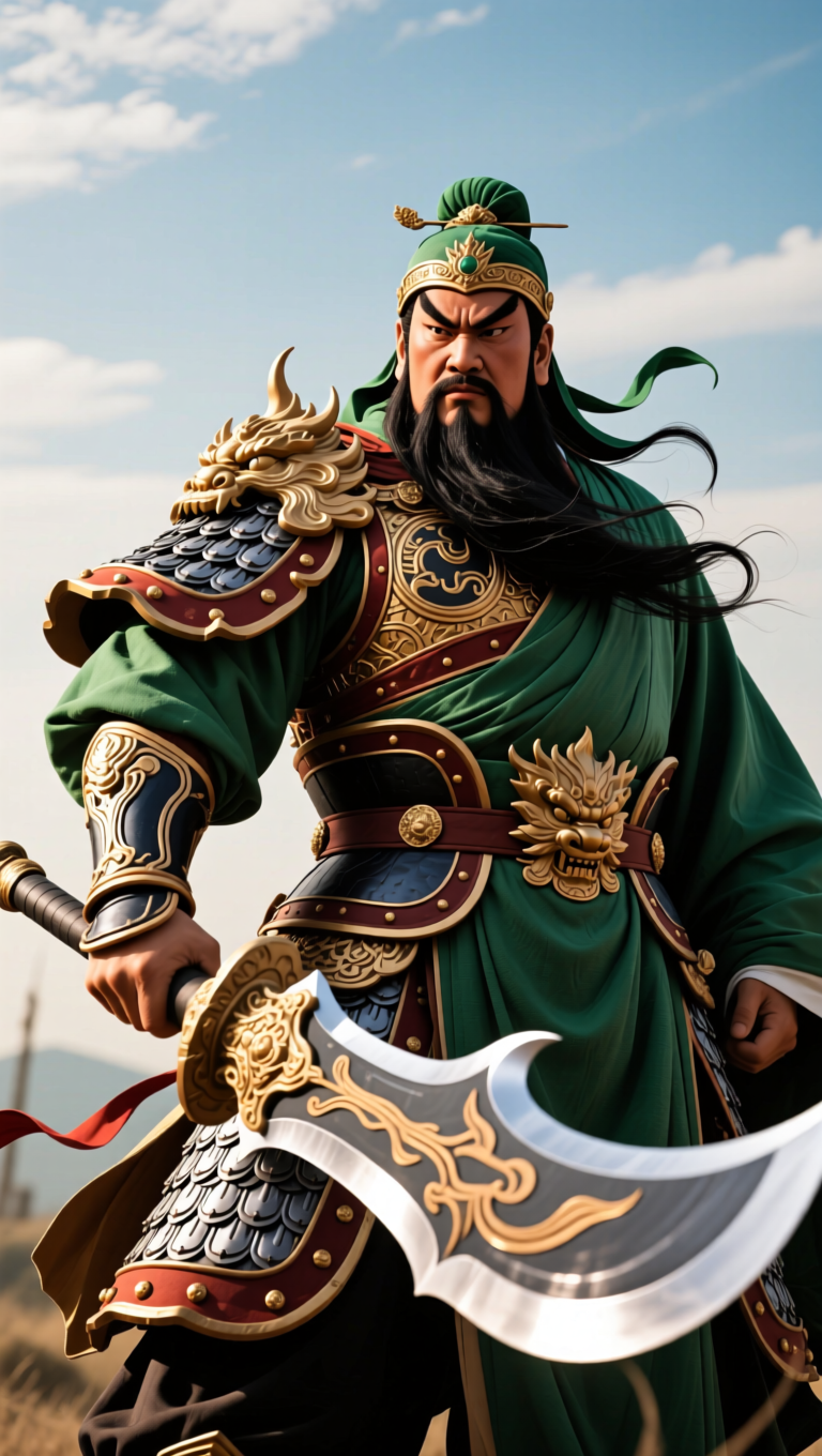 关羽：一把青龙偃月刀，砍出来的不是仇恨，是“讲义气”的底气
如果历史人物有“气场排行榜”，关羽大概率能直接霸榜。你看他：长得威风、武艺开挂、脾气也硬得像石头——但最狠的不是刀，是他的“原则感”。关羽这人吧，外表冷，内心热；嘴上不多说，心里全是账：对谁忠、欠谁情、该不该赢，他比谁都清楚。

年轻时他跟