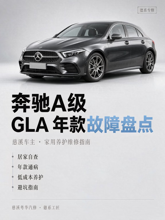 奔驰A级和GLA各年款高频故障｜慈溪粤华汽修
