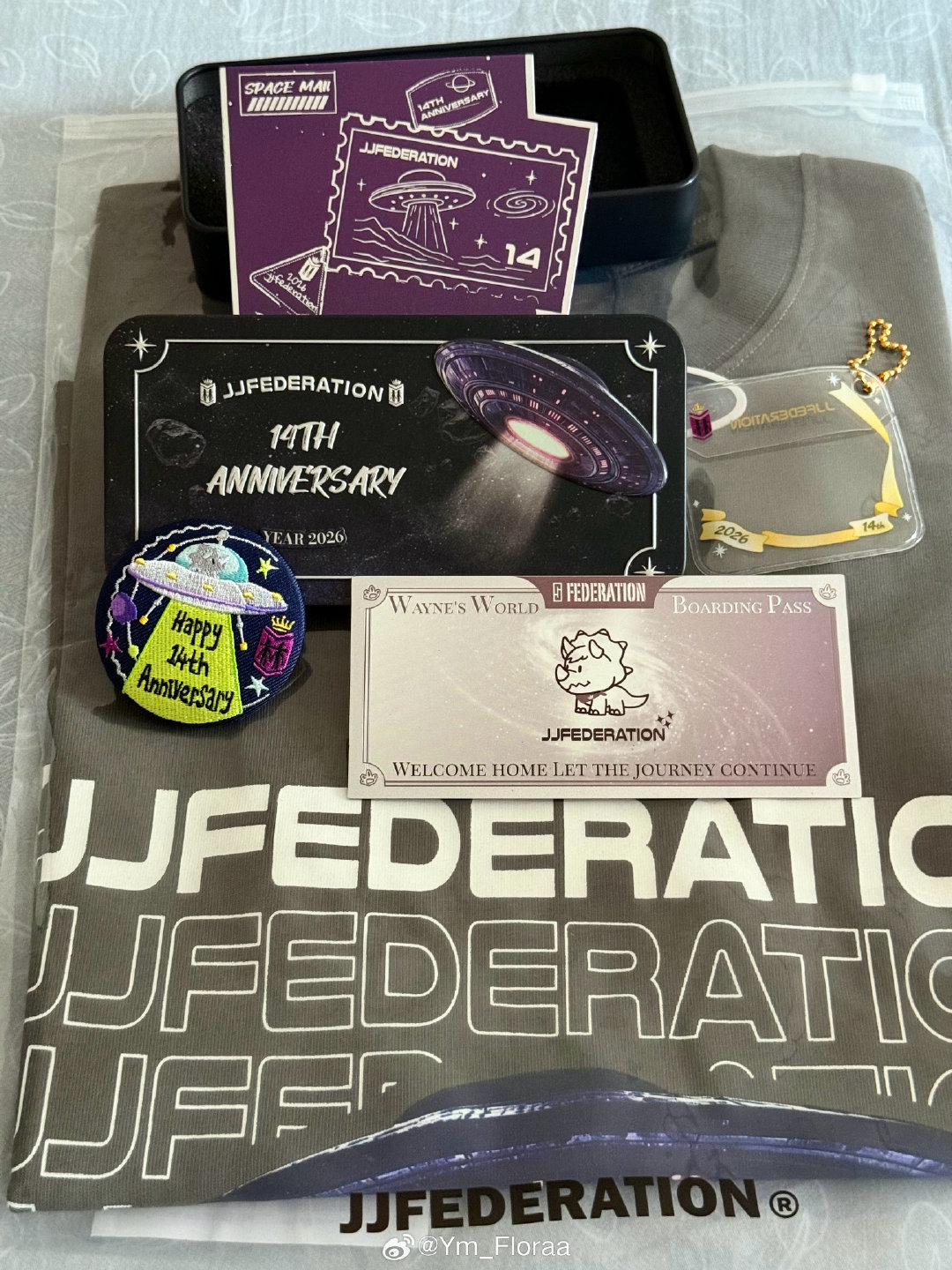 #林俊杰[超话]#  2026启航💜🛸.🚀
顺便S蹲换一件M ​