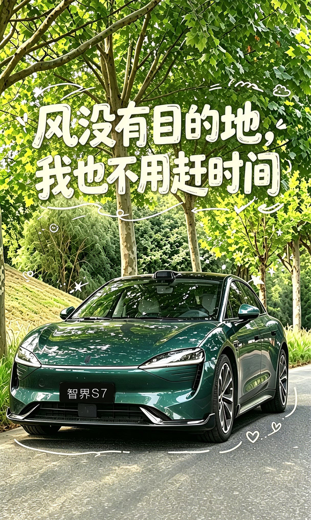 风没有目的地，我也不用赶时间