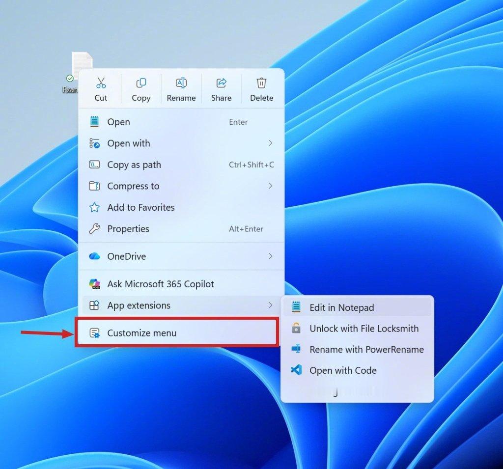 【初探微软 Win11 新版右键菜单定制选项，支持 8 项动作开关】技媒体 Windows Central 昨日（8 月 17 日）发布博文，分享了 Windows 11 新版右键菜单的“自定义菜单”（Customize menu）使用体验。 ​