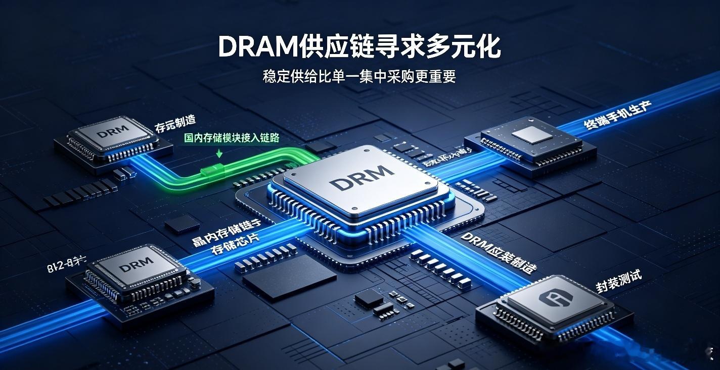 在苹果紧急抢购DRAM、A20 Pro芯片封装受阻的行业事件当中，苹果评估把长鑫存储纳入供应链，成为整个事件中最值得关注的信号之一。

过去苹果核心存储供应商集中在美光、三星、SK海力士三家海外巨头，供应链高度集中。

但这一次，因为AI浪潮挤压消费电子DRAM产能，供给缺口显现，苹果开始主动寻找新供 ​