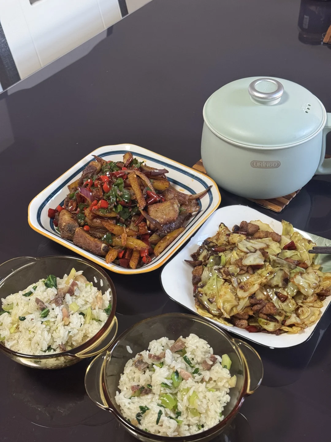 今天吃上海菜饭