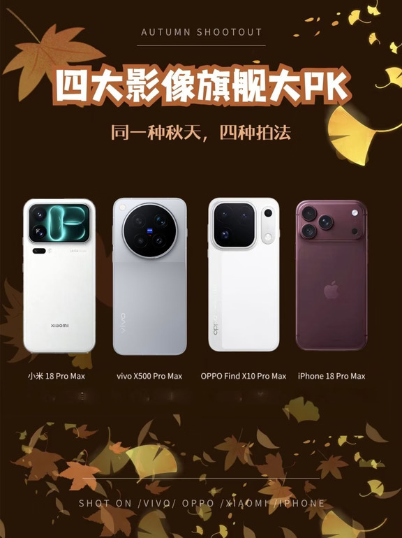 看今年的四大影像旗舰，如何留住秋天