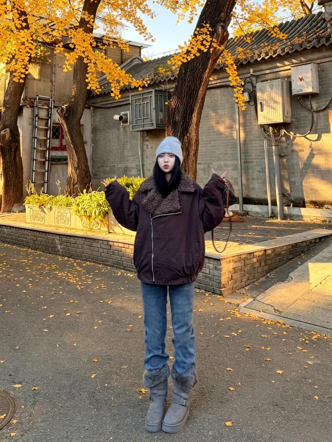 北京入冬啦🍂穿这套太好看了！！