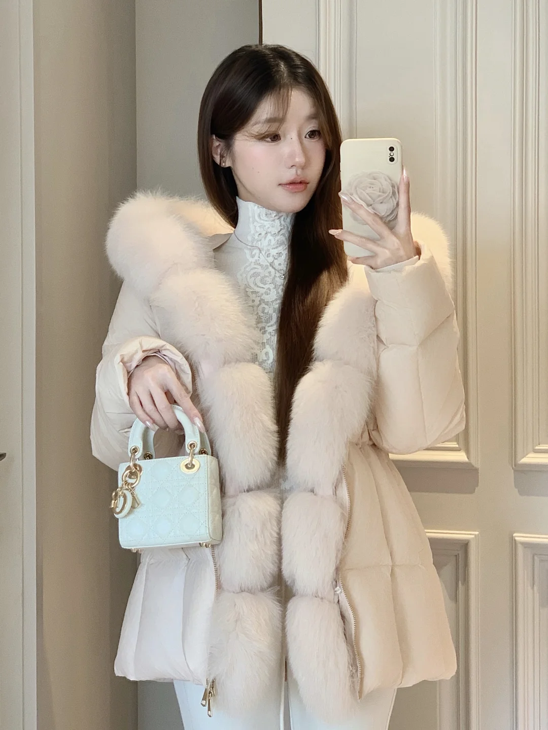 🤍🤍🤍毛毛领好适合冬日氛围～