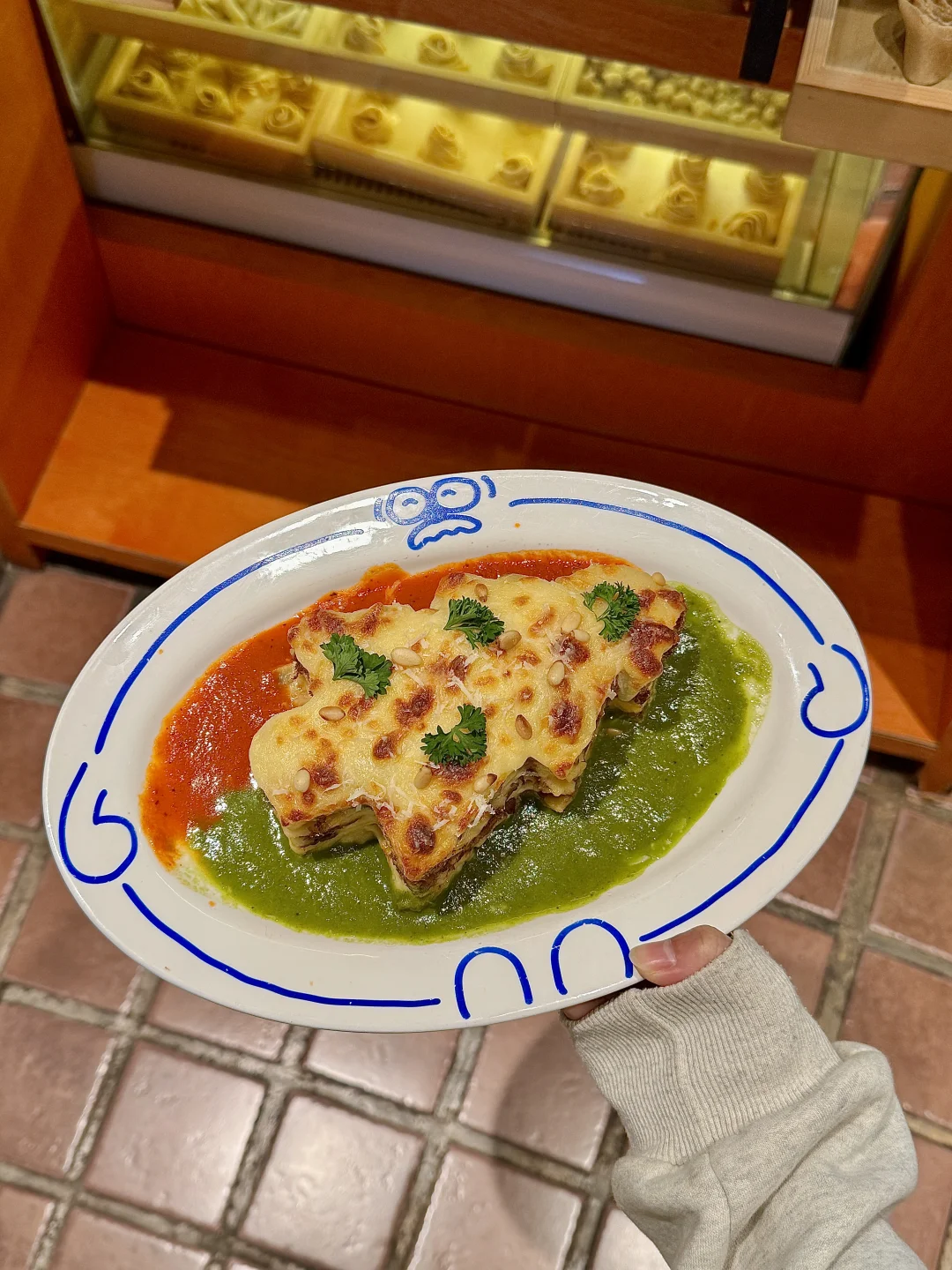 上海真的好超前。。。圣诞树千层意面🎄🍝🧑‍🎄