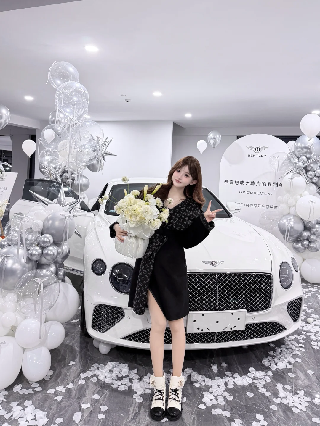 感谢老公送的宾利欧陆GT🩶