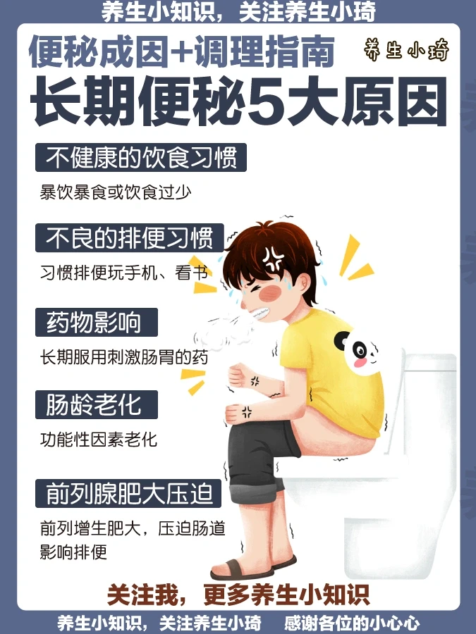 💩年后易便秘｜5大缓解大便难｜终于如厕顺畅