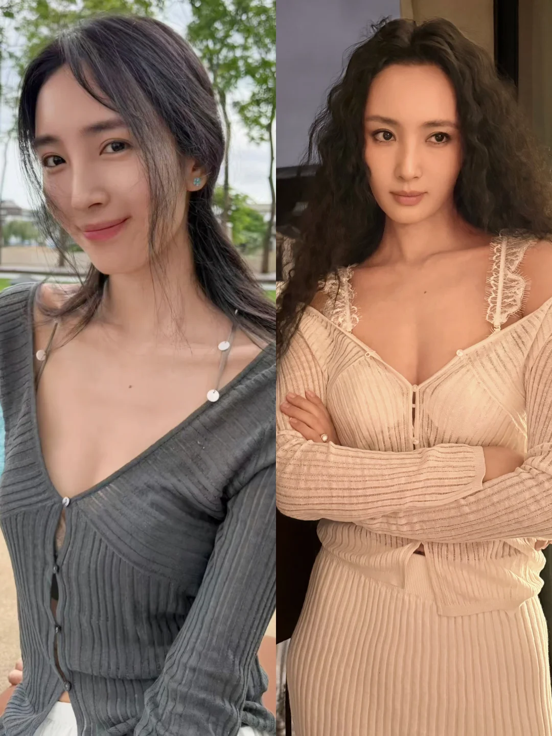 王紫璇内衣合集💕轻盈自在的法式穿搭get