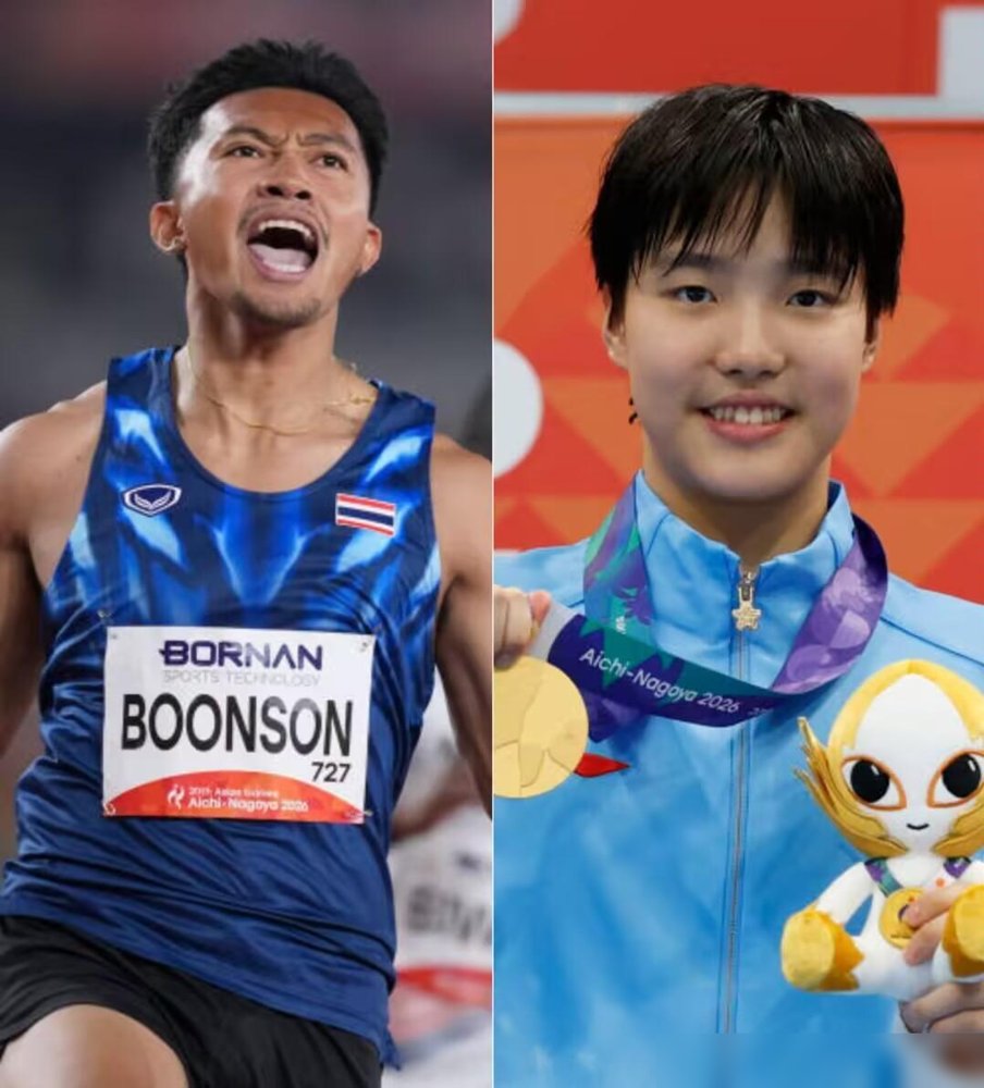 13岁小孩姐，拿完亚运会MVP，揣着2万5美金回国了。
于子迪，河北保定人，2012年生。6岁在水上乐园玩水，被教练一眼捞走。练了7年，名古屋直接炸场。
200混2分06秒10，亚洲纪录，历史第二快。200蝶、400混，全破赛会纪录。三金，全是中国队最硬的缺口。
亚奥理事会把女子MVP给她，不