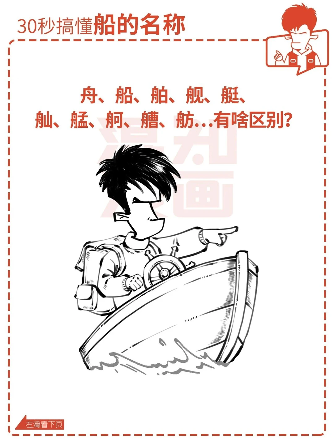 船、舶、舰、艇、舢、舸、舫…有啥区别？