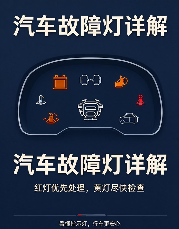 汽车故障灯干货，赶紧收藏