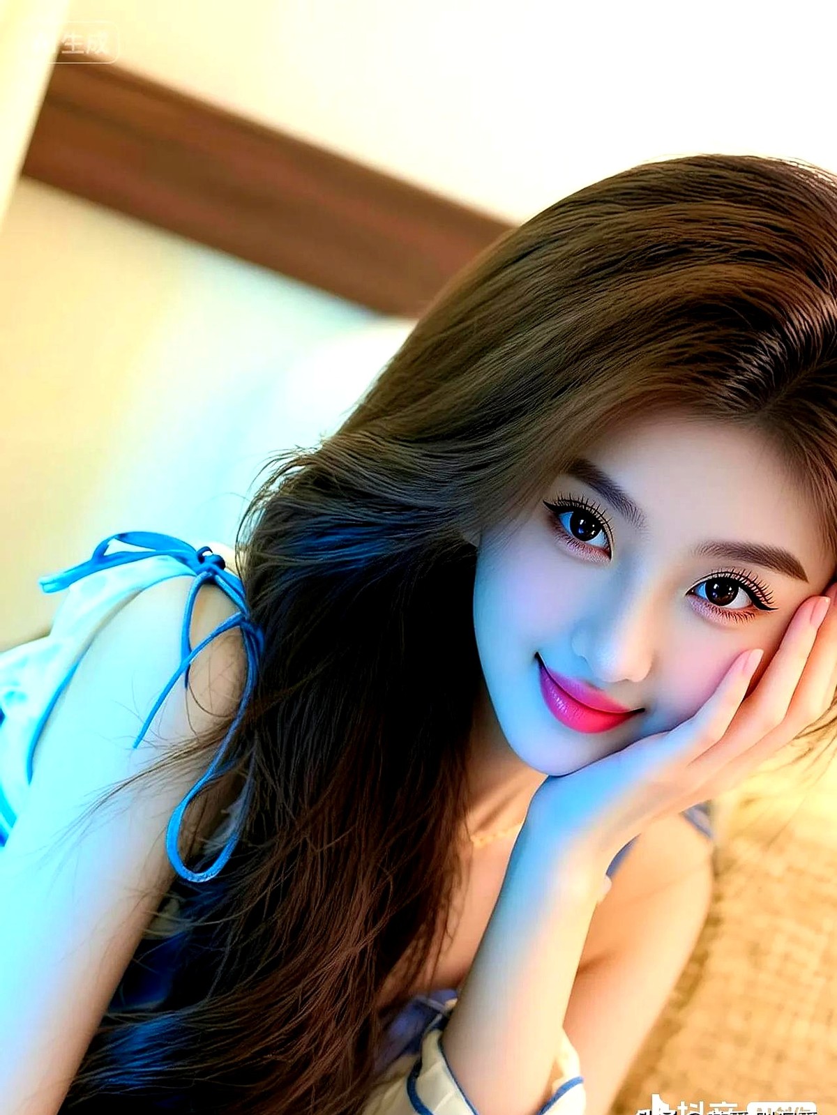 元气满满的美少女写真集，真的太让人心动了！  我看完李沁那组捧脸比耶的...