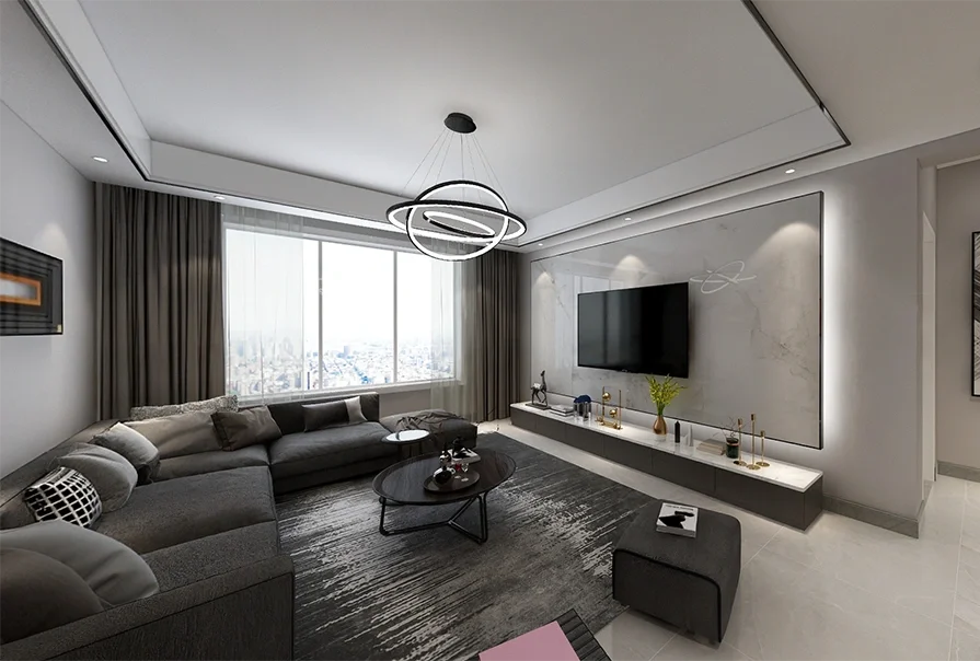 129㎡满满高级感的现代轻奢风设计💎