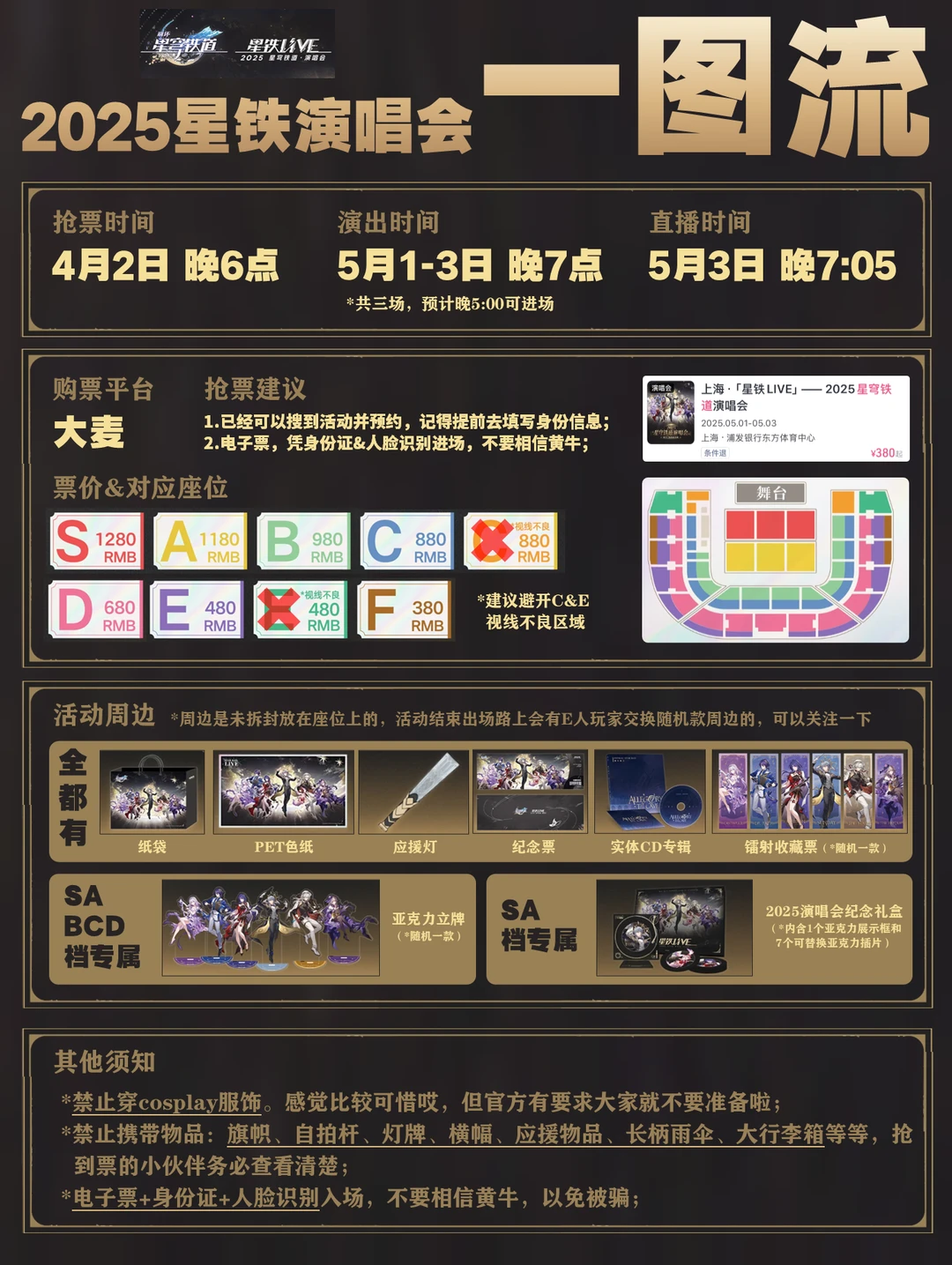 【一图流】星铁演唱会要注意的这些事！