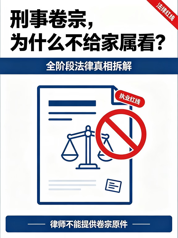 刑事卷宗为什么不能给家属看？