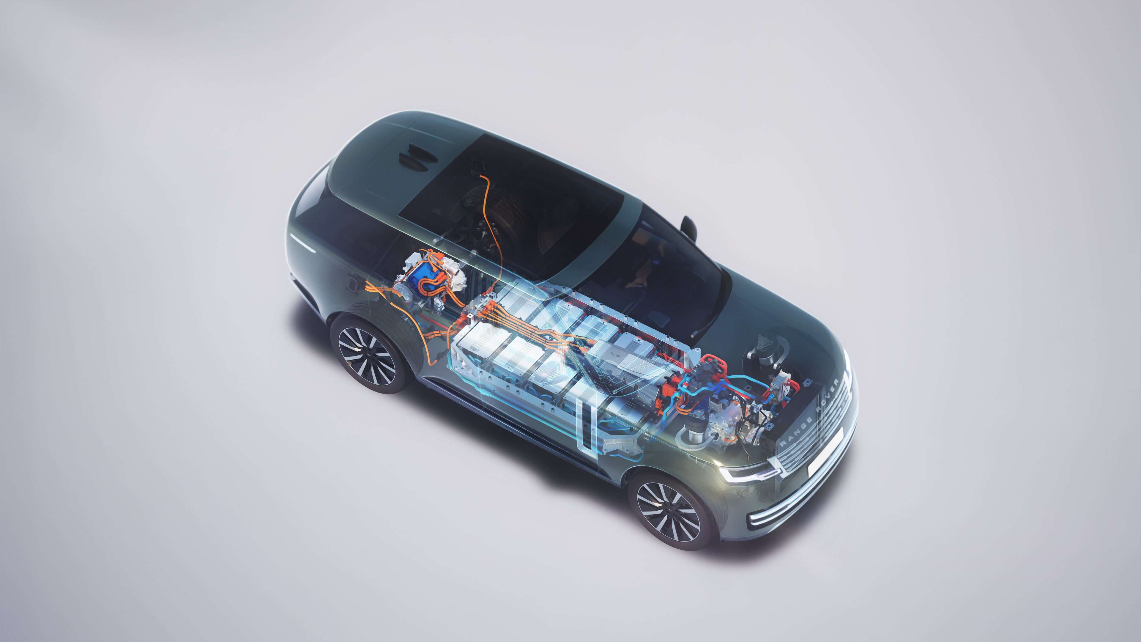 2027 Range Rover Electric
#揽胜##路虎揽胜# 
纯电揽胜的技术透视图和工厂生产线照片看一看，技术绝对到位。 ​
