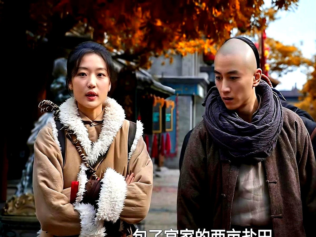 就刚才刷到一张图，一口气差点没上来。  这张图里，孙千和陈晓的古装同框...