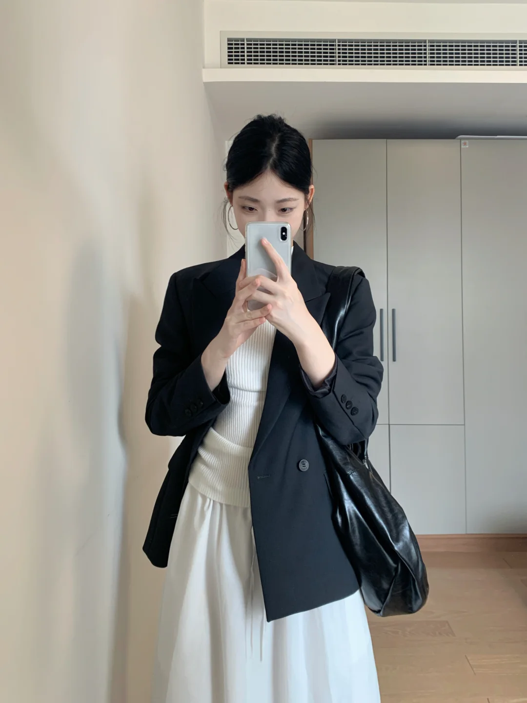 早秋通勤look💼西装真的很有姐感！！