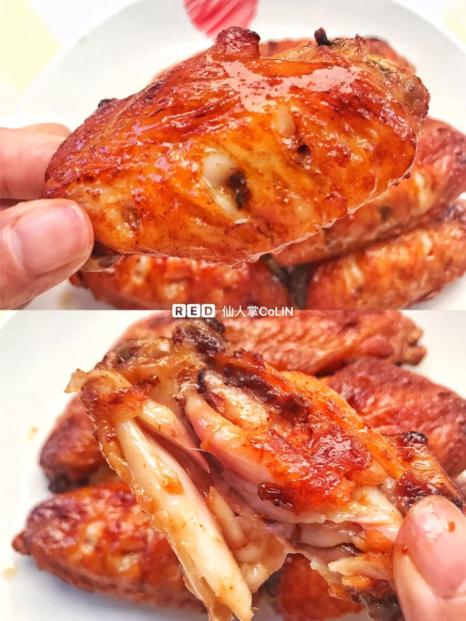 一口气吃掉12个的奥尔良烤鸡翅🍗只需要3步，完胜KFC❗️