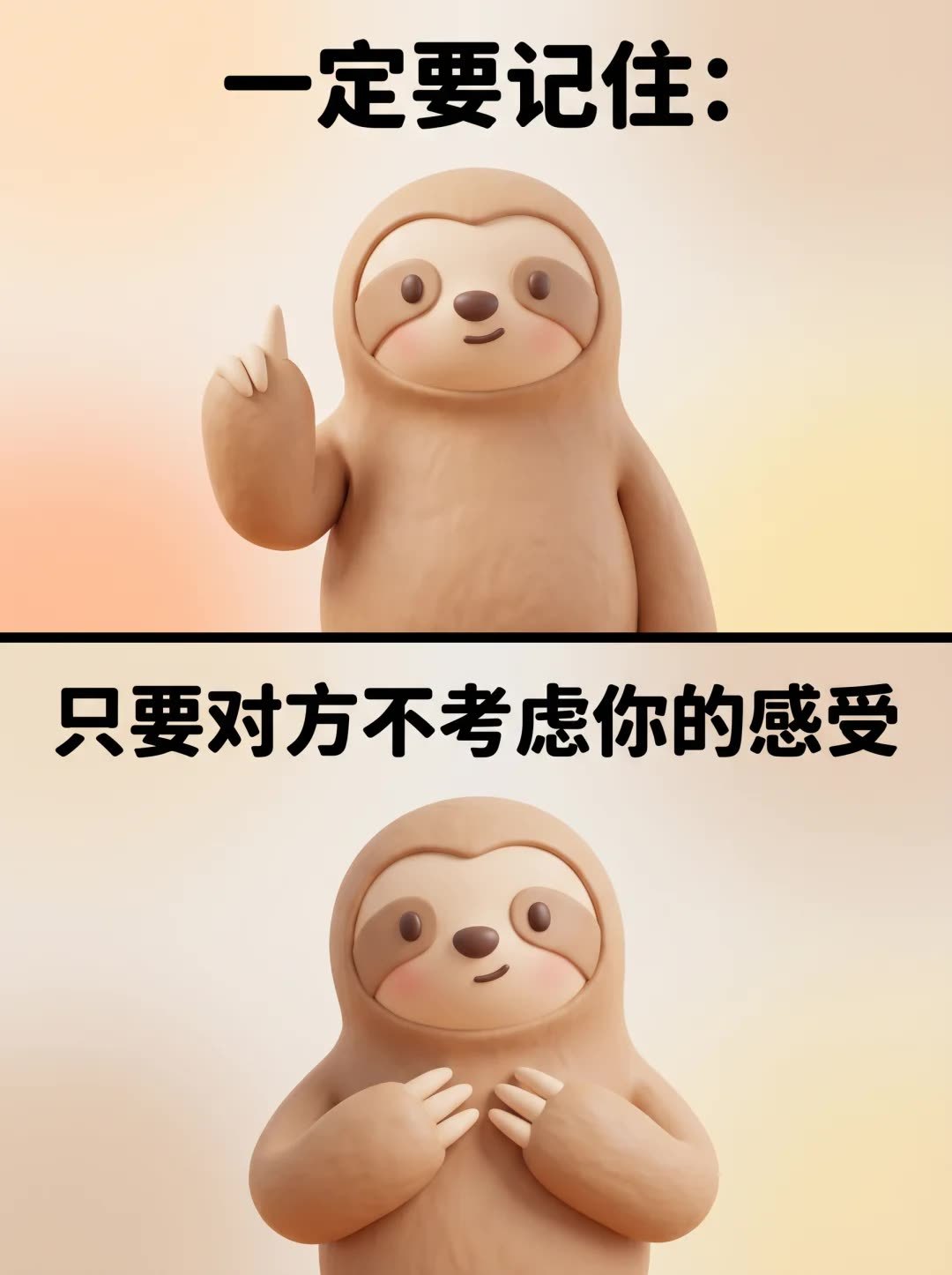 姑娘记住了，不舒服的关系要及时止损。话是没毛病，可“止损”这俩字说起来轻巧，真到那份上，谁不是拖到伤口烂了才肯松手。我见过最能忍的，忍到对方先开口，还觉得是自己没做好～主打一个嘴硬心软。道理都懂，轮到自己的时候全忘光，绷不住了😅 生活碎碎念 ​​​
