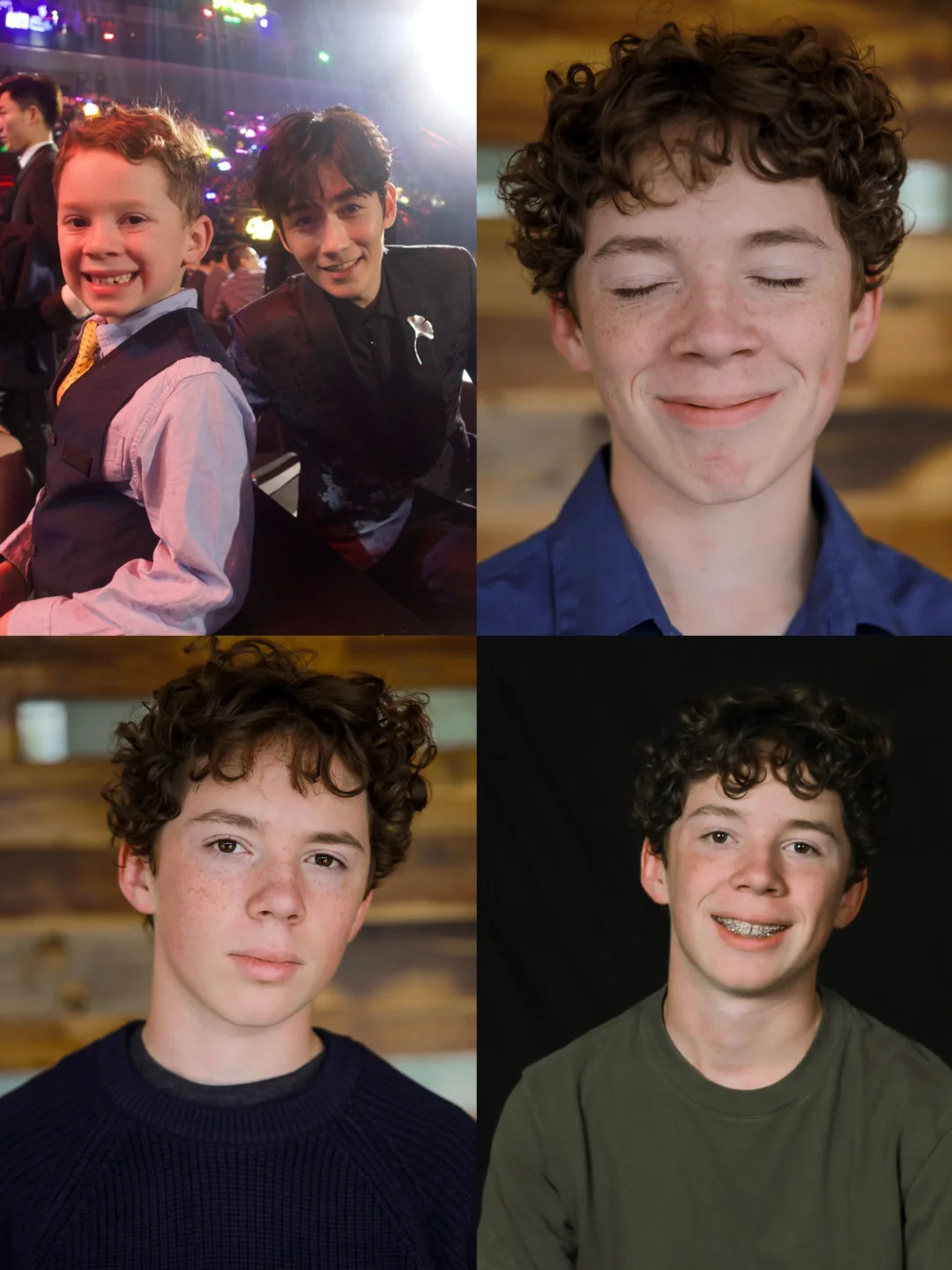 刷到假笑男孩Gavin Thomas16岁了