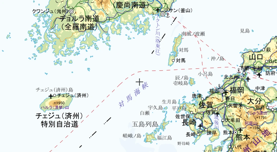 日本地图也在海上画了九段虚线